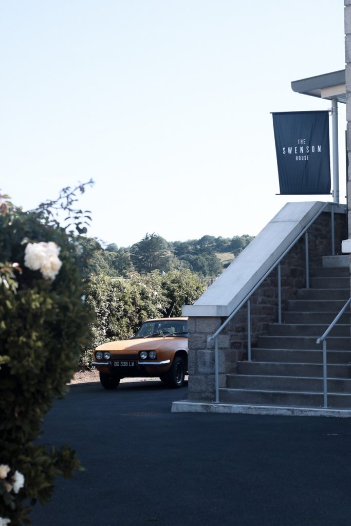 The Swenson House parking lot